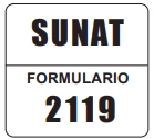 Formulario 2119 en Word y PDF