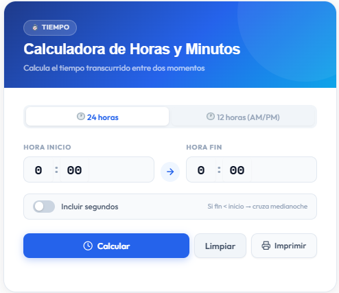 contador de horas